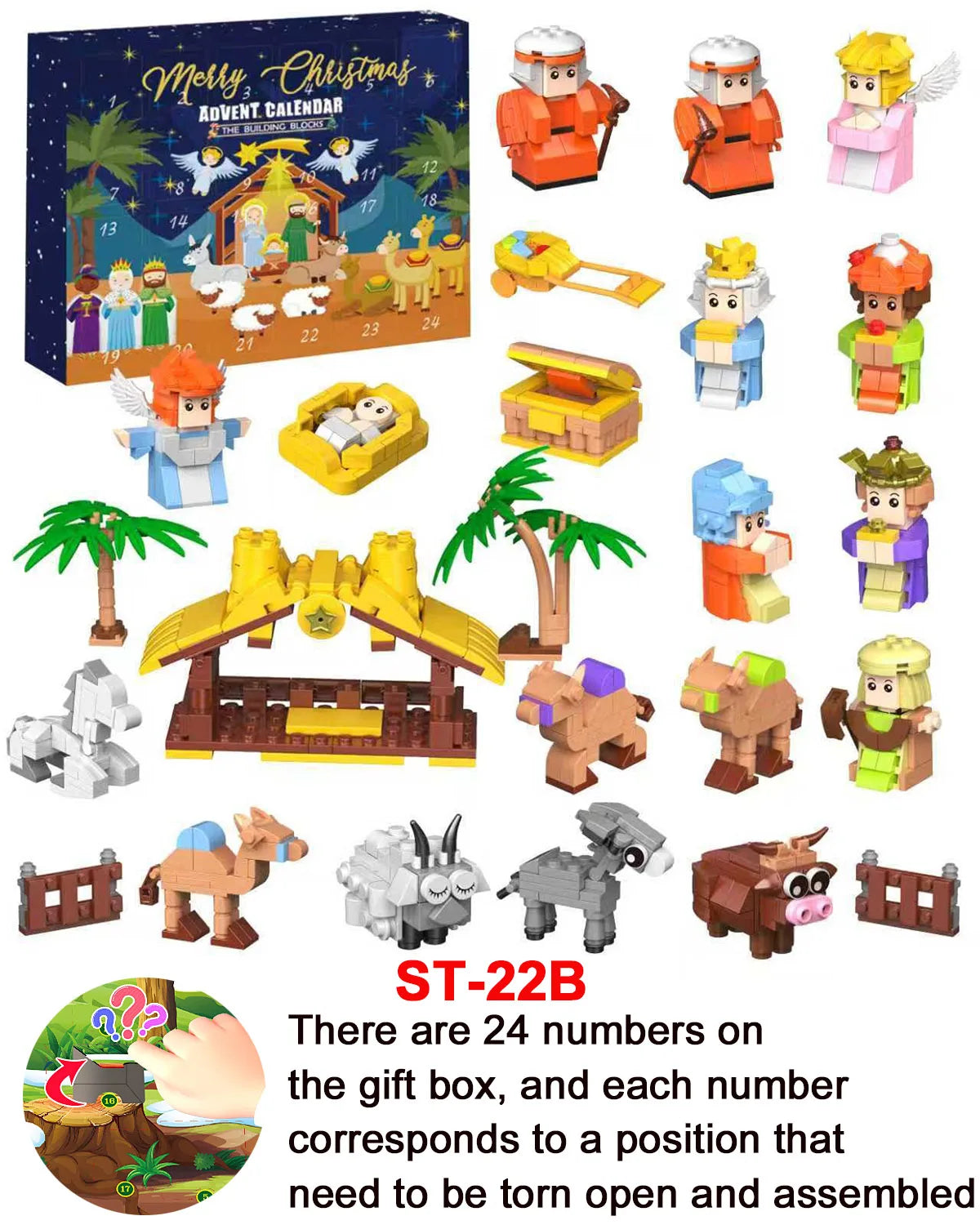 Adviento - Construcción de bloques navideños