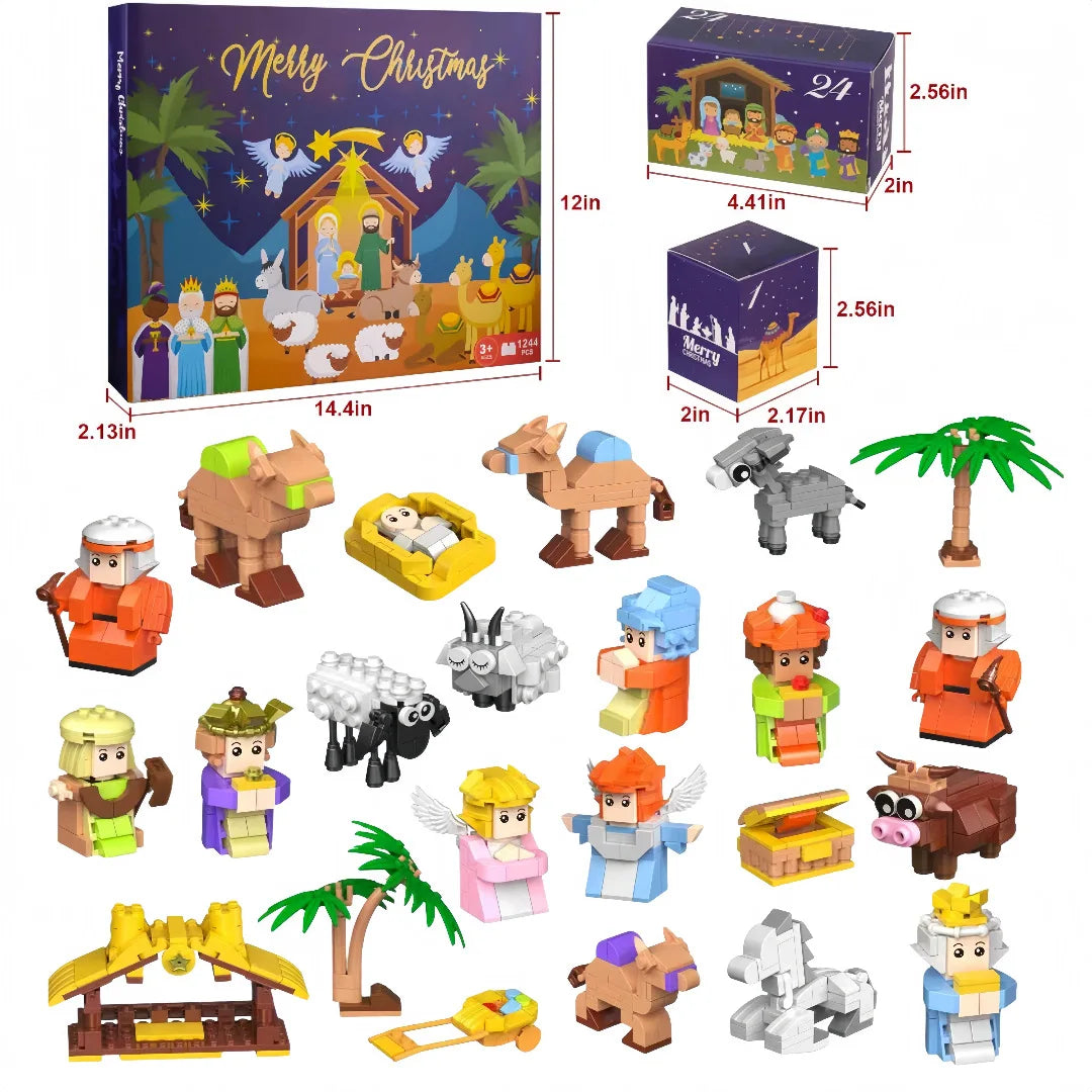 Adviento - Construcción de bloques navideños