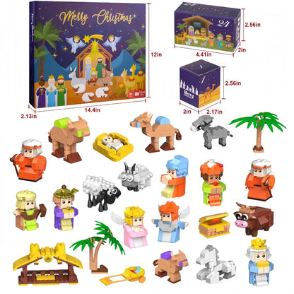 Adviento - Construcción de bloques navideños